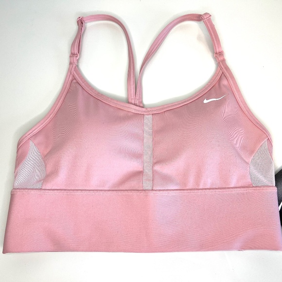 NWT Nike Dri-Fit Indy Athletic Bra Top Bralette Pink XS NEW - Picture 2 of 16